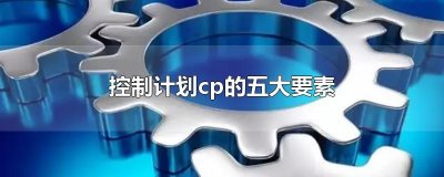 ​控制计划cp的五大要素