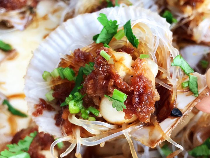 蒜蓉扇贝肉的做法（蒜蓉粉丝蒸扇贝的做法步骤）