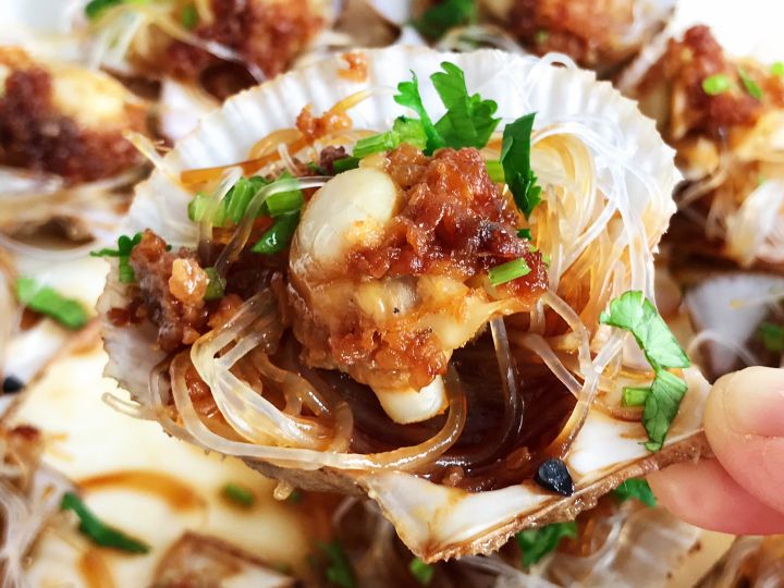 蒜蓉扇贝肉的做法（蒜蓉粉丝蒸扇贝的做法步骤）