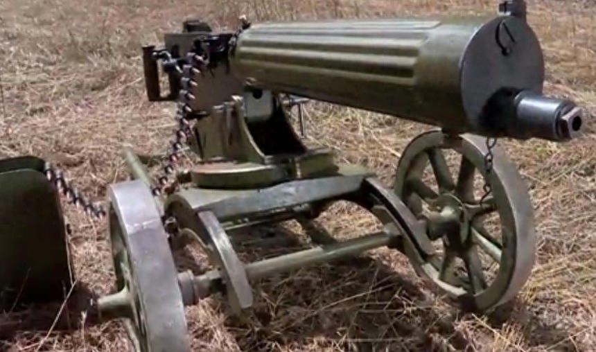 马克沁机枪:世界上第一种能自动连续射击的机枪