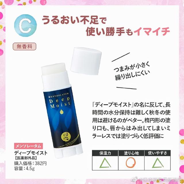 曼秀雷敦唇膏推荐测评(日本毒舌杂志LDK测评曼秀雷敦润唇膏)(4)