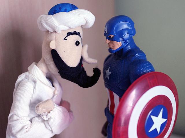 篮球队玩偶(当美队遇见他会怎样)(5)